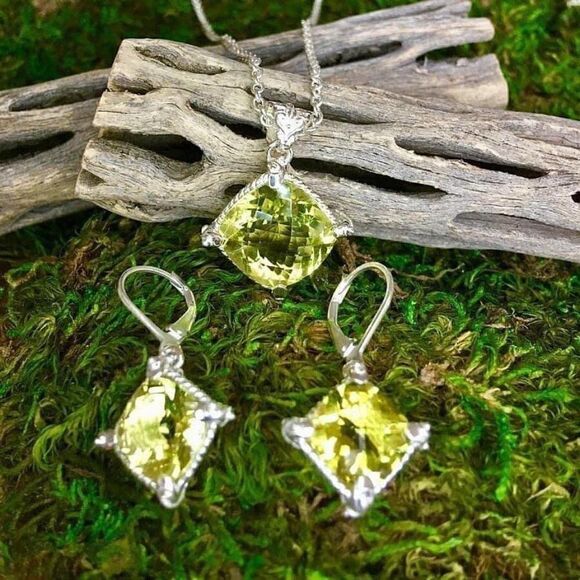 Sara Blaine/eSBe Royal Citrine Earrings - NWT - Picture 3 of 6